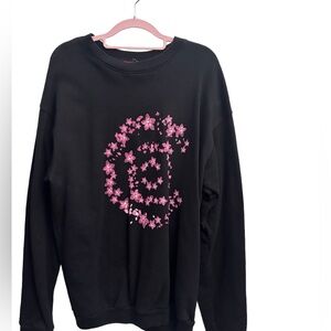 Clot Apparel Sweater Medium Black with pink